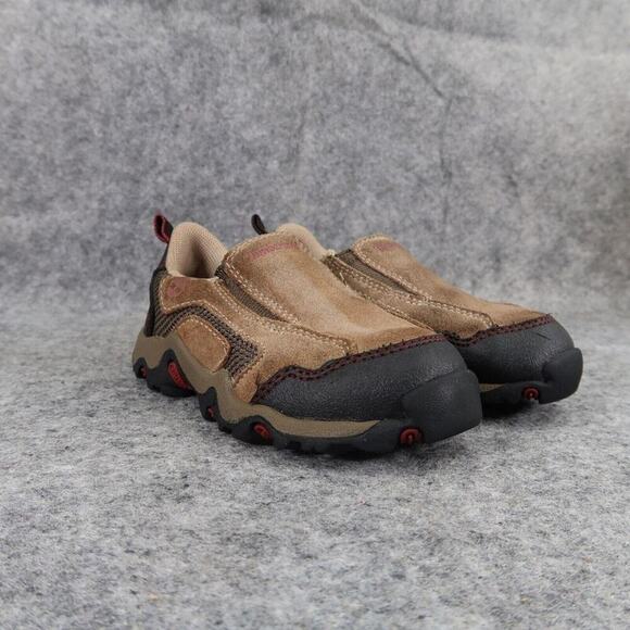 Timberland Shoes Toddler 8 Slip On Moc Leather Casual Active Kids Brown Outdoor - Picture 1 of 13